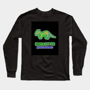 Green Otter Entertainment Logo simple style Long Sleeve T-Shirt